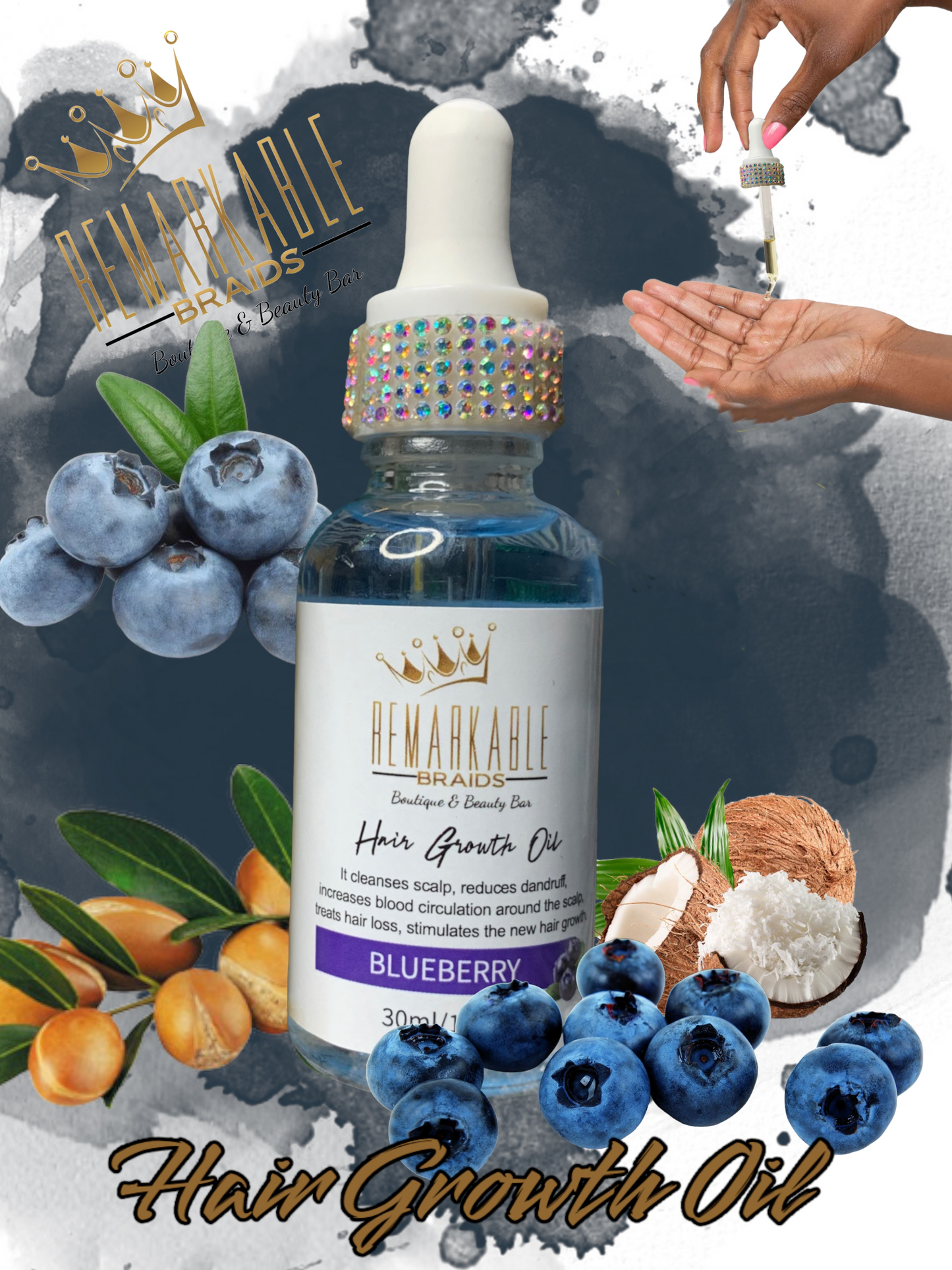 Remarkable Hair growth oil package